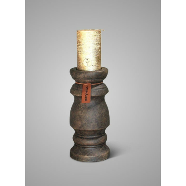 # Candleholder BRYNXZ Majestic Brown M D.12 H.26