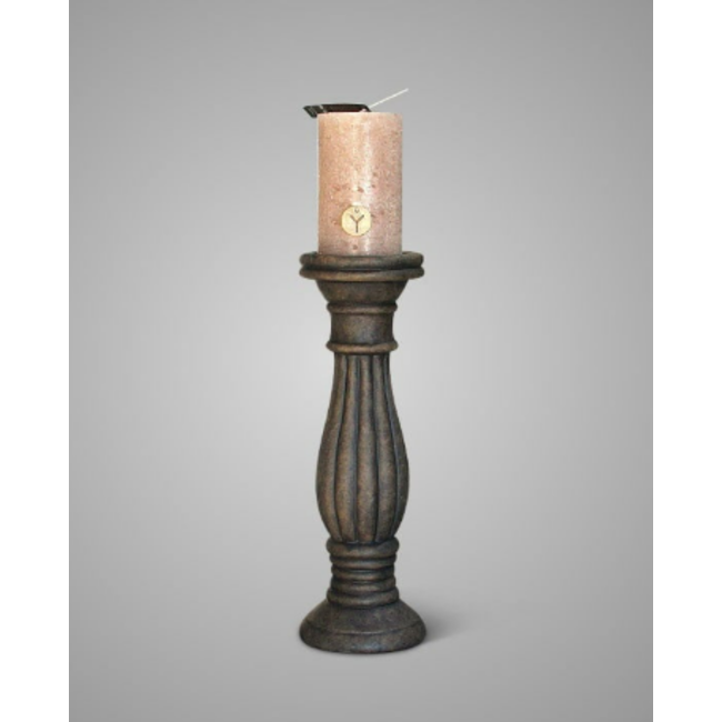 # Candleholder Lines Luxury Maj. Brown L D.11 H.32