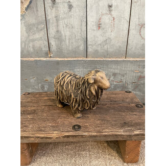 Hairy Sheep Majestic Brown D.15 H.12 cm - kleinste zonder hoorns - per stuk