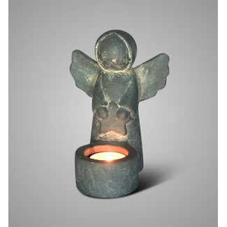 # Tealightcup Angel with Star Majestic Vintage M D.12 H.16