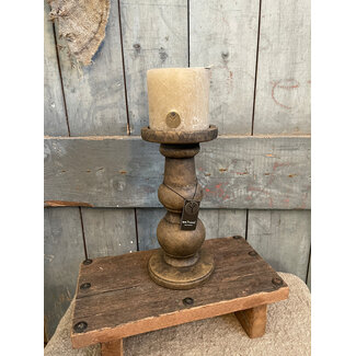 # Candleholder Grandeur Majestic Brown M D.13 H.27