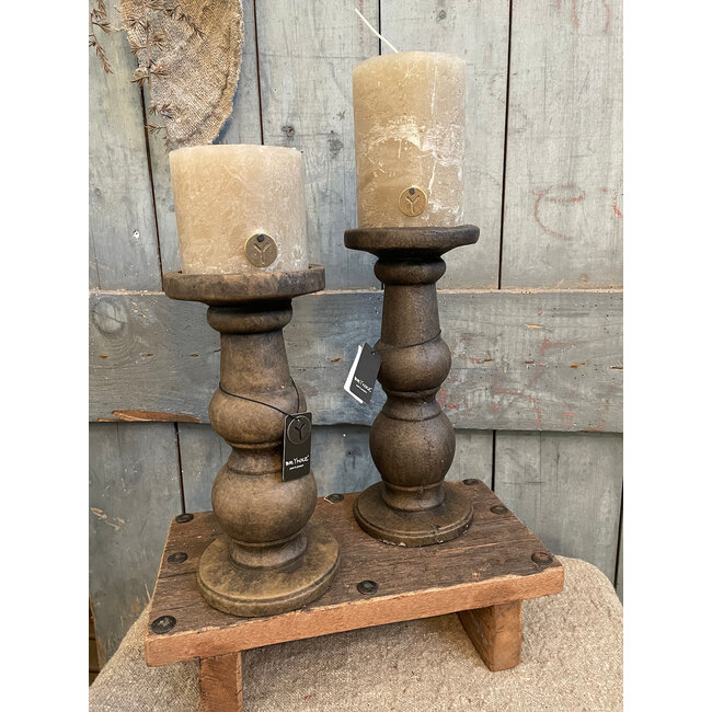 # Candleholder Grandeur Majestic Brown M D.13 H.27