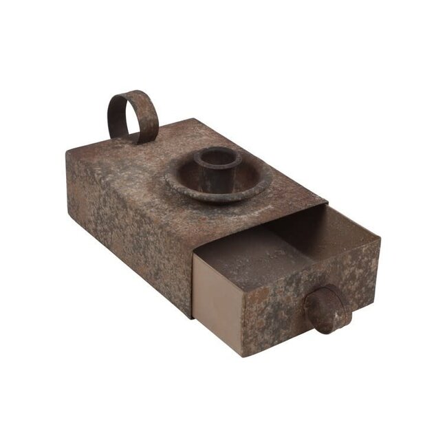 # Kandelaar rh Chad bruin-L21B10,5H8CM