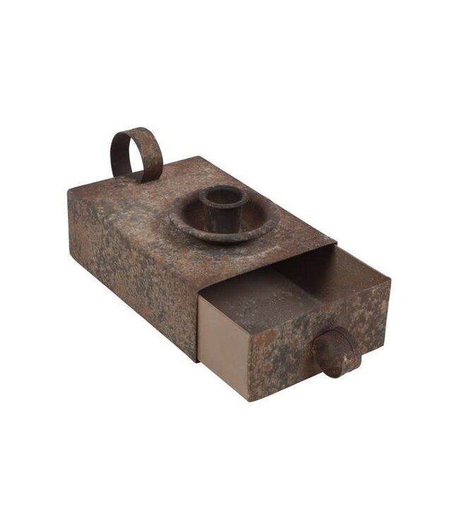 ## Kandelaar rh Chad bruin-L21B10,5H8CM