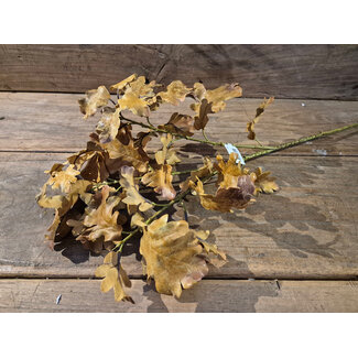 ## Oak leaf spray - bruin - 80 cm