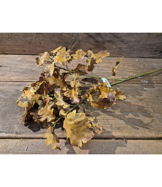 Oak leaf spray - bruin - 80 cm