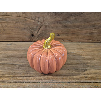 # Aardewerk pompoen 10 cm rood