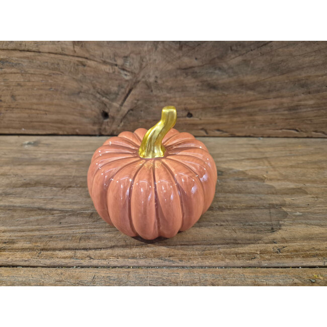 # Aardewerk pompoen 10 cm rood