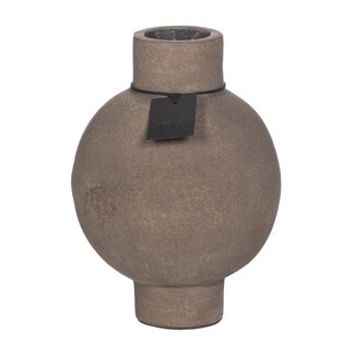# 4407 - Bol Vase Oval L Dark