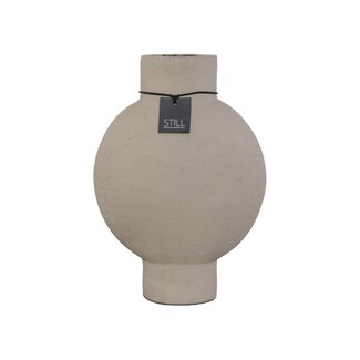 # 46051 - Bol Vase Oval M Taupe
