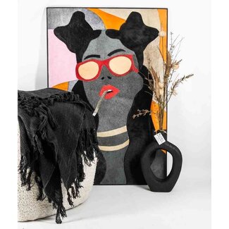 # Plaid Cosy 130x160cm black