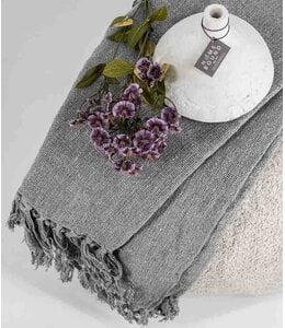 Plaid Cosy 130x160cm light grey