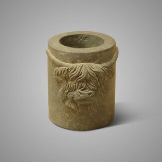 ## wordt niet verzonden - Tealightcup Scotty Majestic Vintage L D.12 H.12