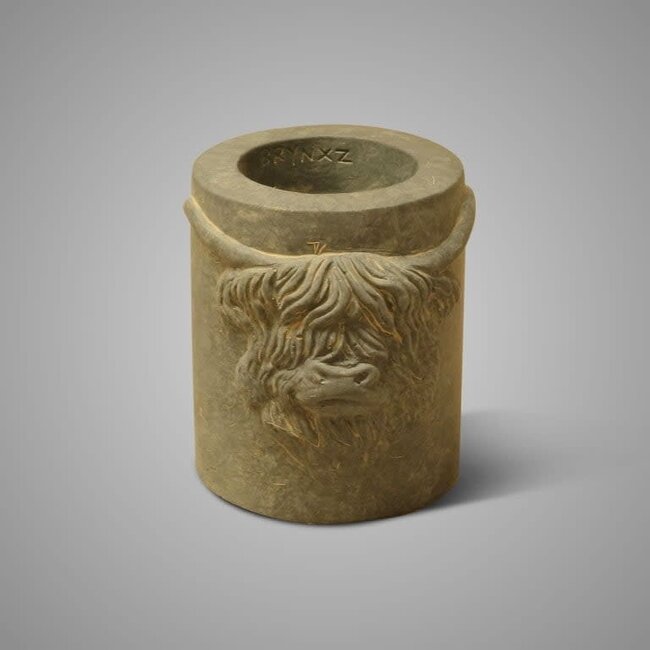 ## wordt niet verzonden - Tealightcup Scotty Majestic Vintage L D.12 H.12