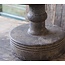 # Stoere stolp met houten voet - 20 x 20 x 50 cm