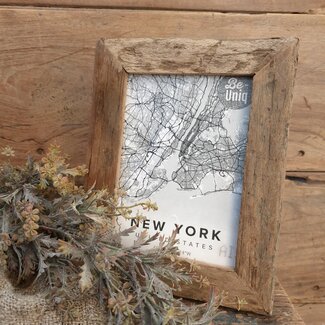 # Fotolijst - oud hout - 19 x 2 x 23,5 cm (binnenkant 13 x 17 cm) - medium