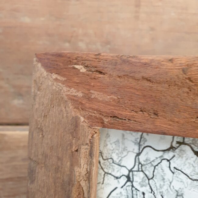 Fotolijst - hout - 27 x 35 x 3,5 cm ( binnenmaat 21 x 30 cm) - large