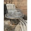 # Glazen stolp op houten voet 33  x 33 x 33 cm