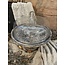 # Glazen stolp op houten voet 33  x 33 x 33 cm
