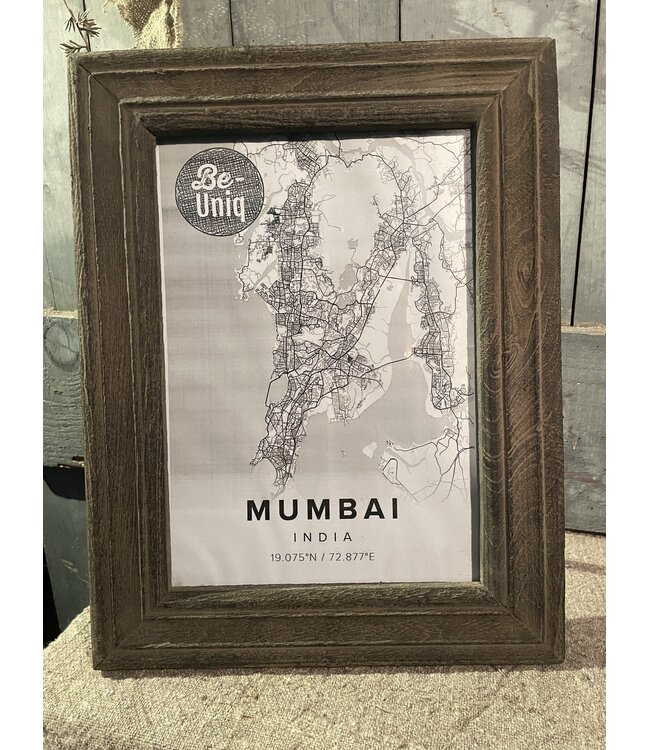 ### wordt niet verzonden - Fotolijst Mumbai L | Japan finish - Afmeting ca. (HxBxD) 40x31x2 cm
