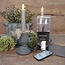 Countryfield # Dinerkaars rustiek Ø2,2CM LED ro Lyon S s2 grijs-L2B2H15CM