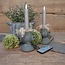 Countryfield # Dinerkaars rustiek Ø2,2CM LED ro Lyon S s2 grijs-L2B2H15CM