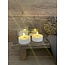 Set van 2 waxine led - wit - 6,5 x 2,5 - excl. 2AAA batterijen