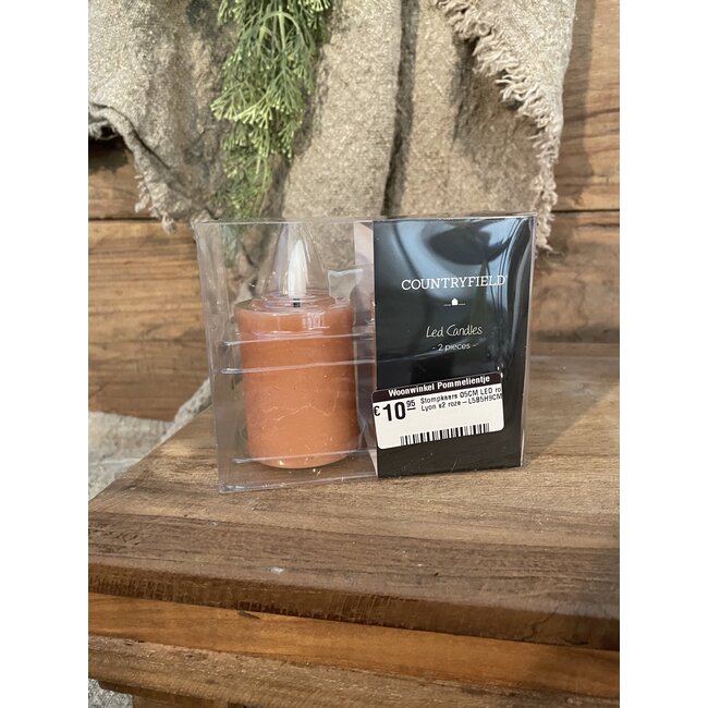Countryfield # Stompkaars Ø5CM LED ro Lyon s2 roze-L5B5H9CM