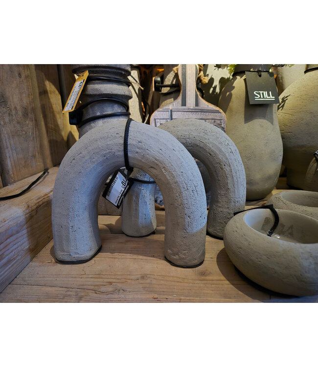 ## wordt niet verzonden  - 46010 - Bow M taupe - 18 x 16 cm