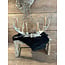 # Kandelaar gewei Misty liggend 38 x 15 x 18