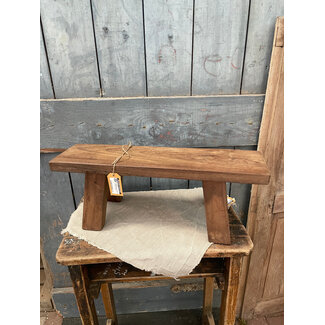 # Houten bankje/krukje/opstapje - ca. 55 x 14 x 20