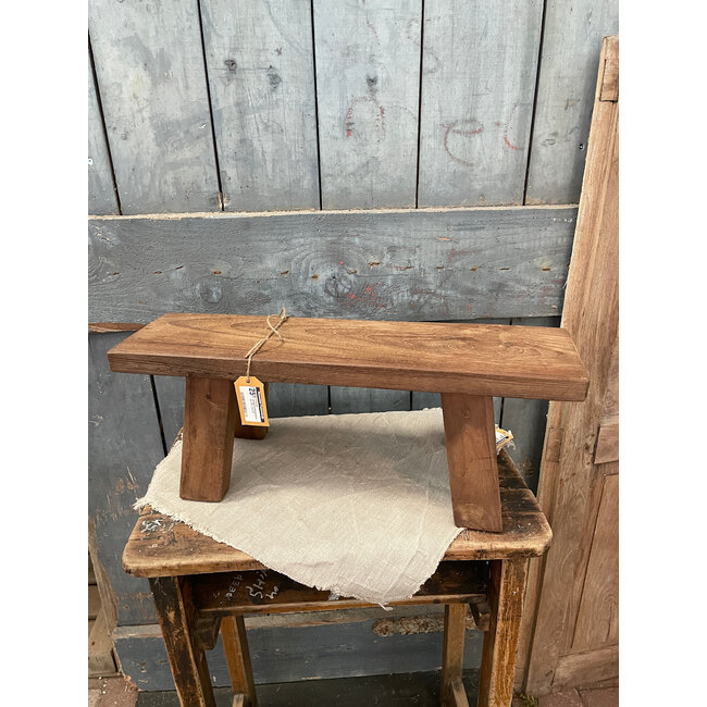# Houten bankje/krukje/opstapje - ca. 55 x 14 x 20