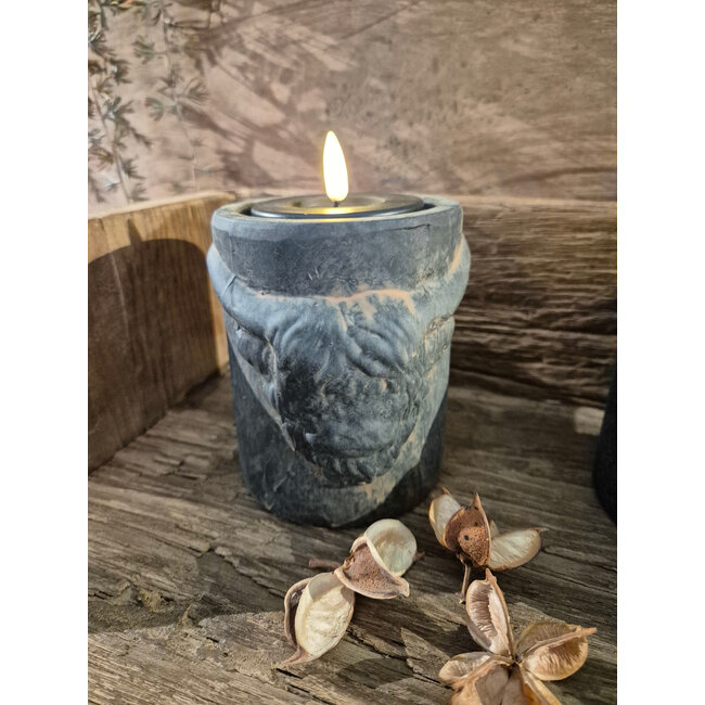 # Waxinelichthouder hooglander - 9 x 9 x 12 cm