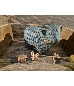 # wordt niet verzonden -Schotse hooglander L grijs-L18,5B10H14,5CM