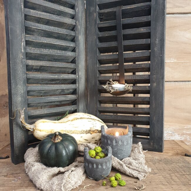 # Metalen hanglepel - lepel - 8 x 8 x 27 cm