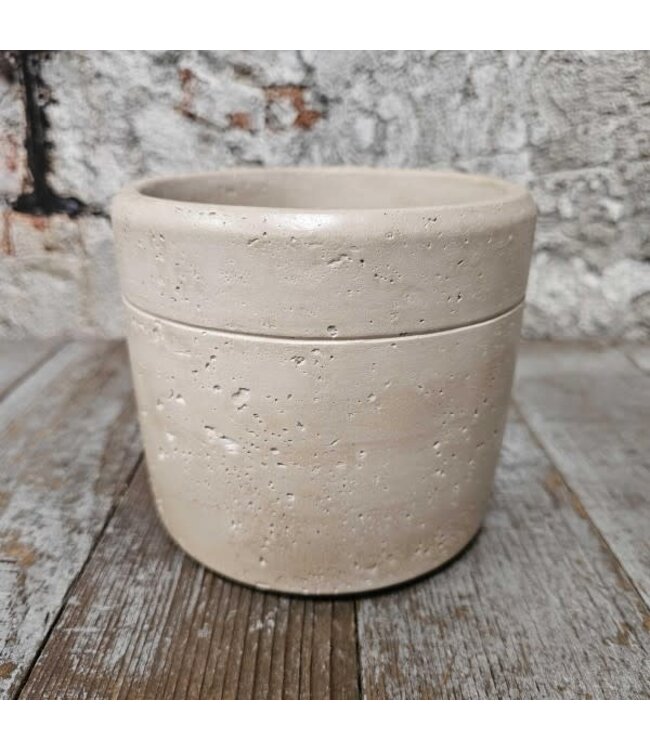 Pors pot aardewerk 18x16cm