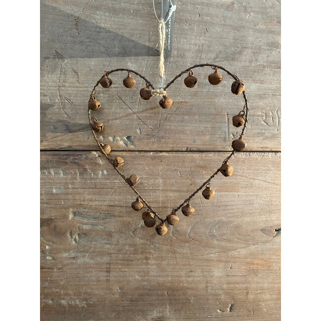 # Belletjes hart - 15 x 15 cm