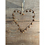 # Belletjes hart - 15 x 15 cm