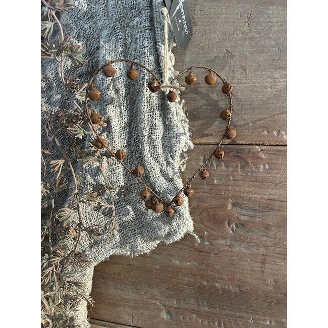 # Belletjes hart - 15 x 15 cm