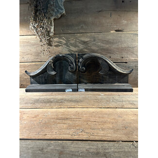 Set houten ornamenten (3) - 42 x 8 x 20 cm