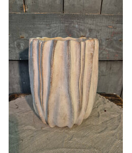 Countryfield # Vaas/bloempot aardewerk - 18 x 25 cm
