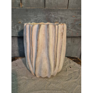 Countryfield # Vaas/bloempot aardewerk - 18 x 25 cm