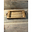# Klein houten dienblad met handvaten - 43 (53 cm met handvaten) x 23 x 5 cm