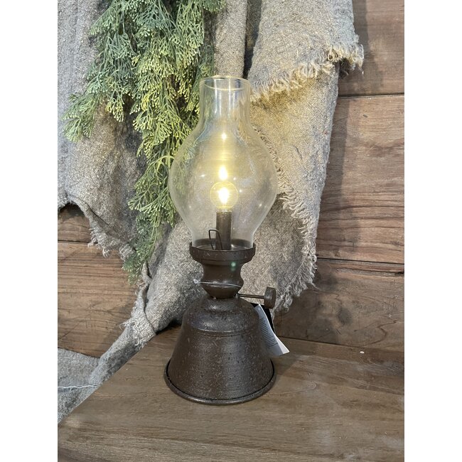 Countryfield # Olielamp E12 LED Offer roest-L12,5B12,5H30CM