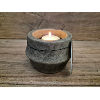 # Tealightcup Edge Majestic Brown L D.10 H.7