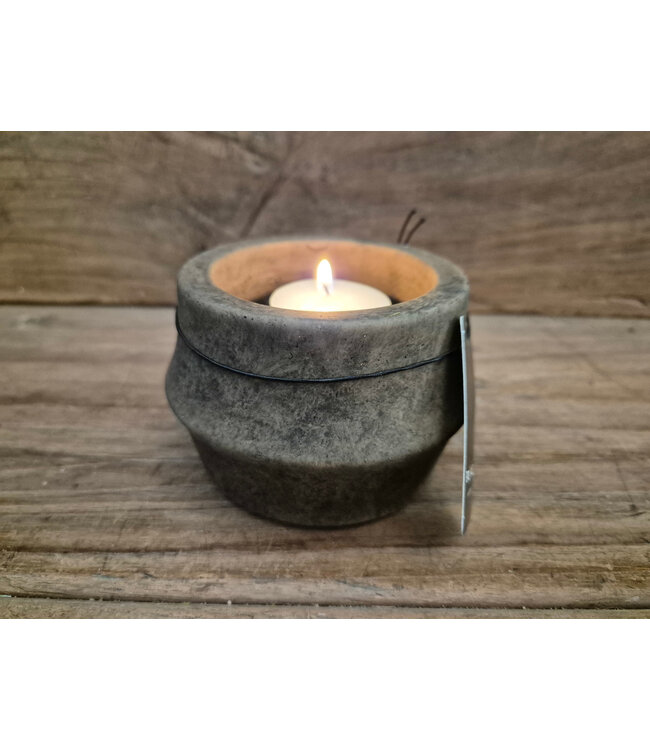 Tealightcup Edge Majestic Brown L D.10 H.7