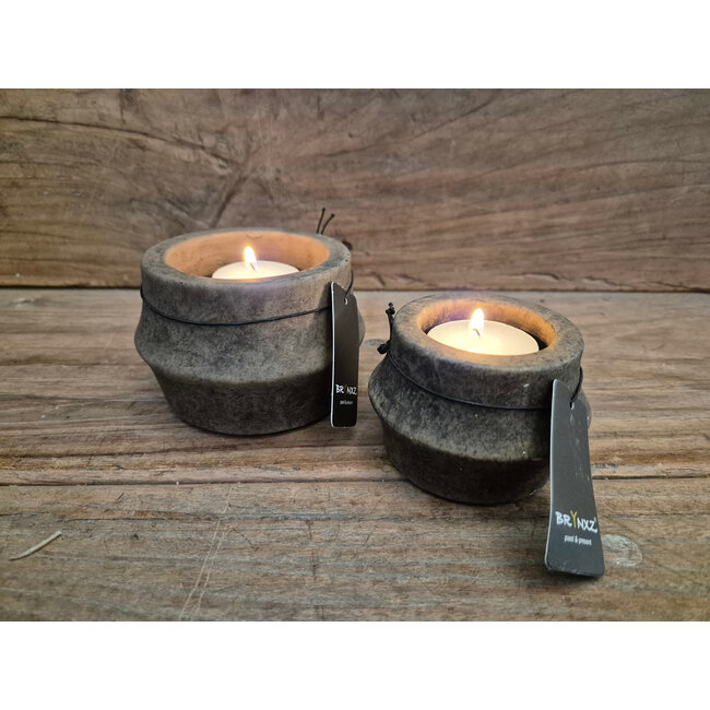 # Tealightcup Edge Majestic Brown M D.9 H.6