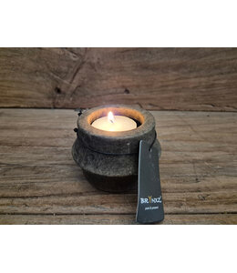 # Tealightcup Edge Majestic Brown M D.9 H.6