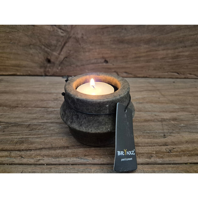 # Tealightcup Edge Majestic Brown M D.9 H.6