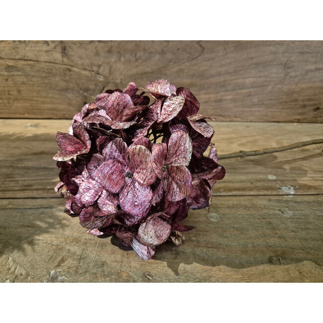Countryfield # Kunstbloem Hydrangea roze-L67B20H15CM 824015